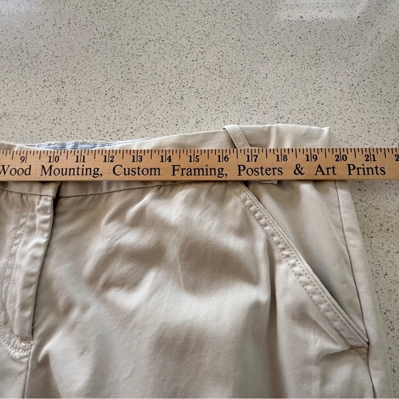 Lands' End Capri Pants Plus Size 18 Khaki 100% Cotton Classic Preppy Chinos - Picture 15 of 15